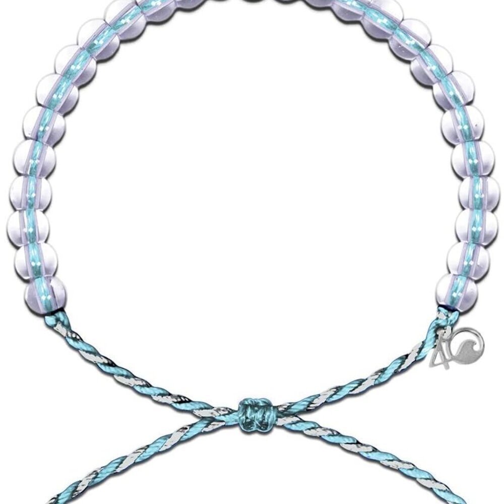 Beaded Ocean Plastic Bracelet Handcrafted Recycled Marine Conservation Unisex - Picture 4 of 8